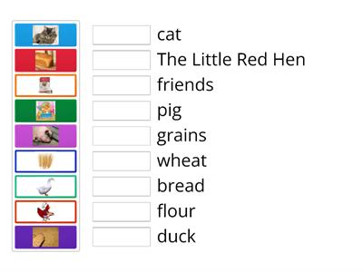 Match up1 the little red hen