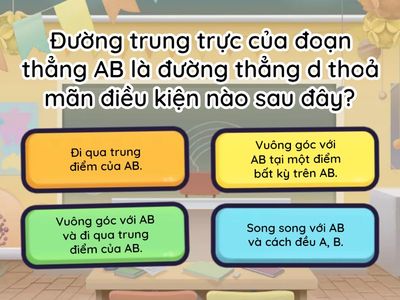 Toán 7. Bài 16. Tam giác cân. Đường trung trực của một đoạn thẳng 