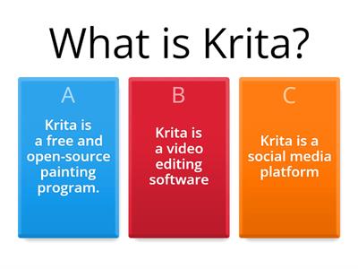 Quiz on Krita by Anirudh