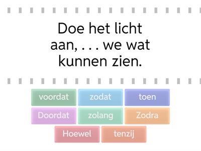 Voegwoorden Nt2 B1 2