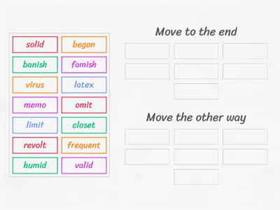 4.2 Syllable Division Rule #1