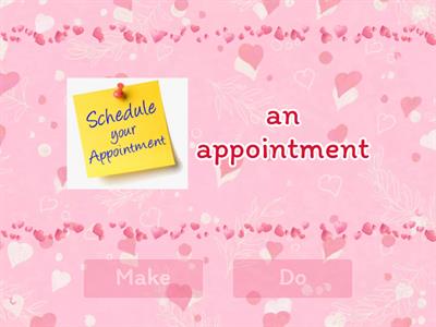 Make and Do Collocations