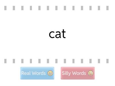  Real or Silly Words (CVC)