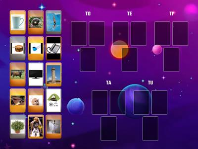 INIZIA CON  TA TE TI TO TU