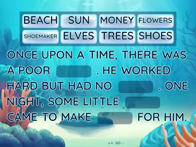 The Shoemaker and the Elves - STORY