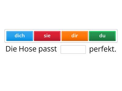 A1 Personalpronomen in Dativ 