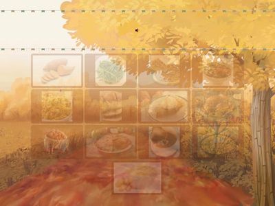 5ème Thanksgiving Food Vocabulary (find the match) 