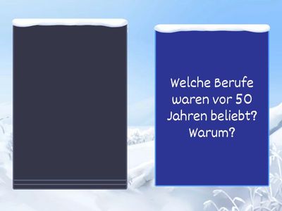 Beruf. Gestern - heute - morgen (Teil 1)