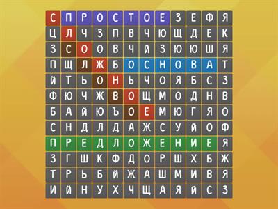 Простое и сложное предложение.