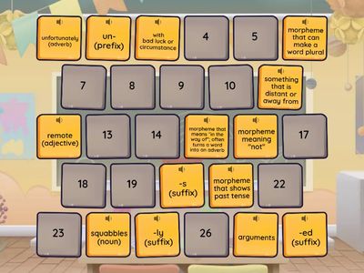 Control, Control Vocabulary    Matching     HOZ 