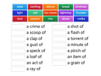Basic partitive nouns C2