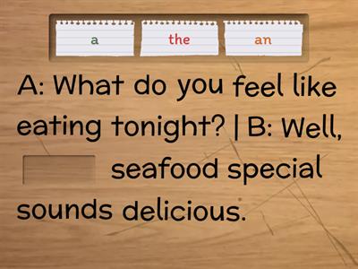 A2.4 | Definite and Indefinite articles 