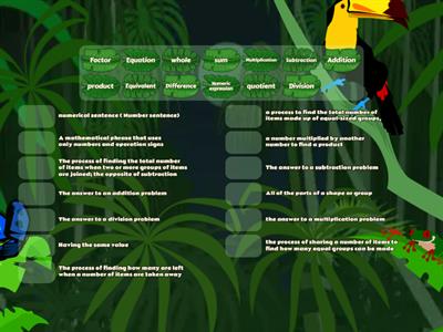 Algebraic reasoning Voc.Practice 