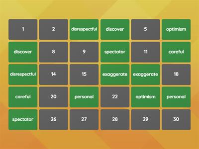 Rewards #7 Activity H Matching Pairs