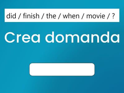 PAST SIMPLE - forma interrogativa (?)