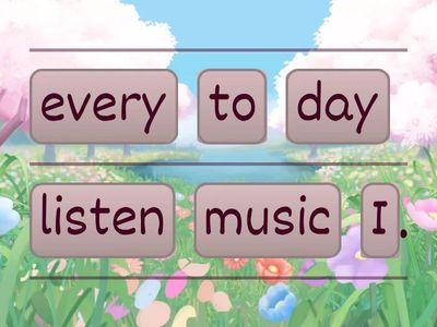 Put the Words in Order.