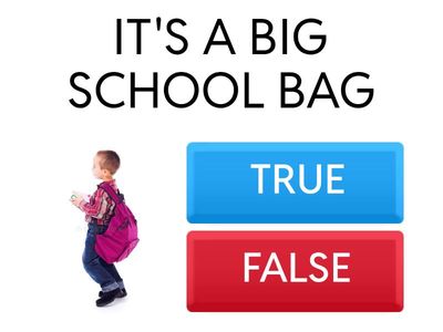 School objects and opposites