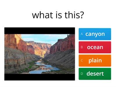 Geography Grade 1: landform 