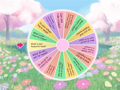 Starters speaking questions