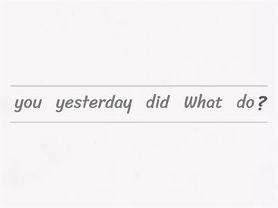 2B. Past simple negative and questions