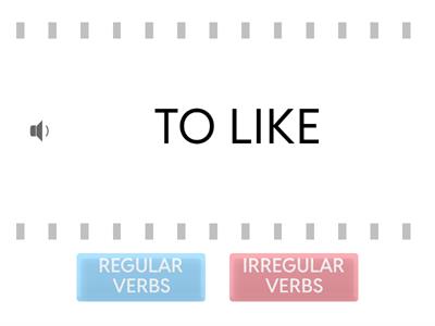 REGULAR AND IRREGULAR VERBS