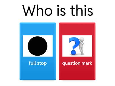 Full Stop or Question Mark?