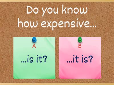 B1.2 | Embedded Questions - practice