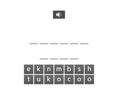 starter unit vocabulary spelling 