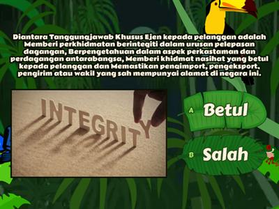 KUIZ DASAR PELANTIKAN DAN PEMBAHARUAN EJEN KASTAM