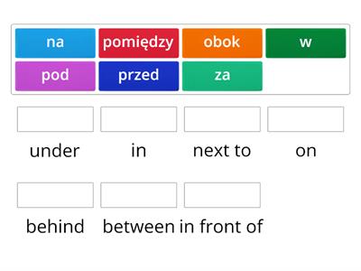 Brainy 5 prepositions of place