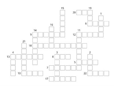 Irregular Past Simple Verbs Crossword