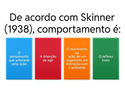 Conceitos Básicos em ABA