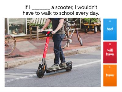 first and second Conditional