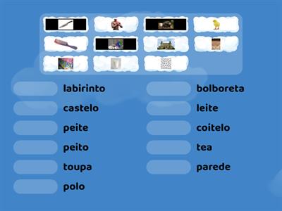 GALEGO 1º  VOCABULARIO GALEGO COA LETRA T