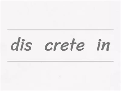  4.3 Syllable Scramble