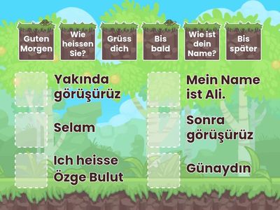 Begrüssung VERABSCHIEDUNG tanışma
