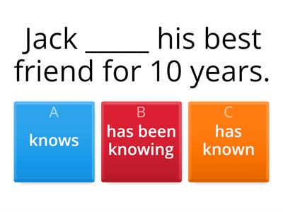 Present Perfect / Present Perfect Continuous