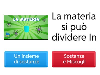 Sostanze e  miscugli