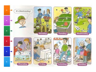 Days of the week (Listening)