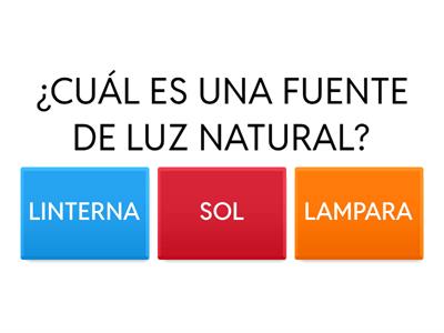 ¿LUZ NATURAL O ARTIFICIAL?