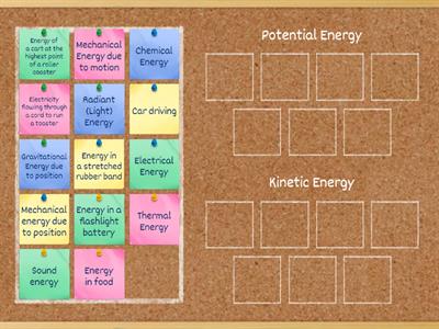 Potential and Kinetic Energy