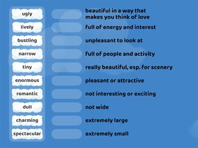 Describing Places - Adjectives (Guess the Word) E3