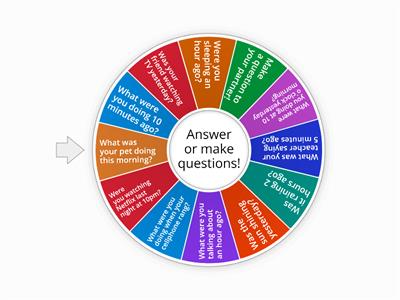 What were you doing? Past continuous questions