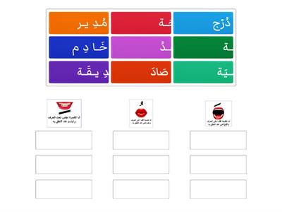 أصوات حرف (د) القصيرة