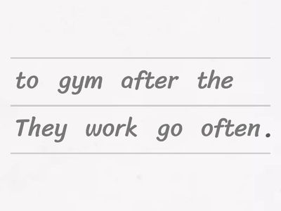 Adverbs of frecuency