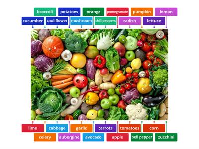 Fruit and vegetables