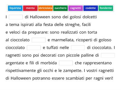 Dolcetti di Halloween - Cloze ricetta