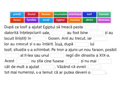Tema 20. Robia egipteană