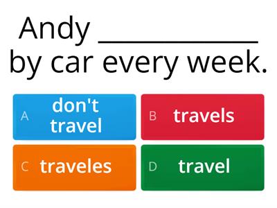 Present Simple Quiz (Survival English)