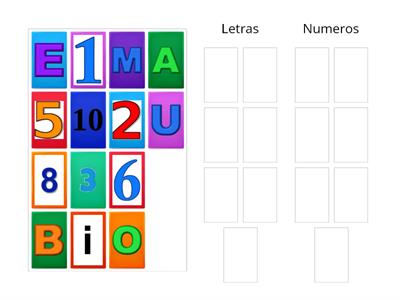 Diferenciar Números y Letras